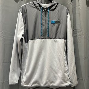 Under Armour Mens Windbreaker. 3/4” zip, hoodie. XL